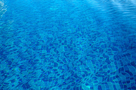 abstract blue color water wave,background photography