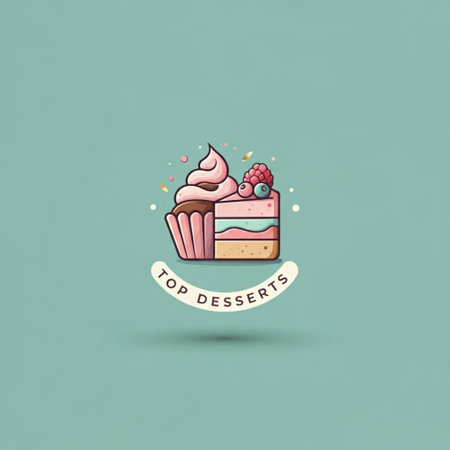 Sweet confections are artistically arranged, showcasing vibrant colors and tempting textures for dessert lovers.の写真素材
