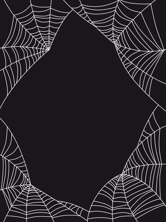 The background is black with a white webのイラスト素材