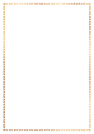 Vector golden frameのイラスト素材