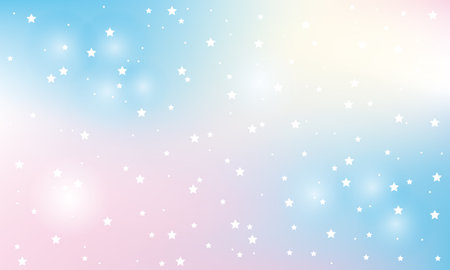 Vector background with pink gradient and starsのイラスト素材