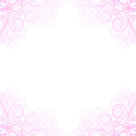 Light pink cornersのイラスト素材