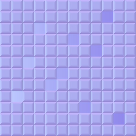 Abstract seamless volumetric background with violet squares with gapsのイラスト素材