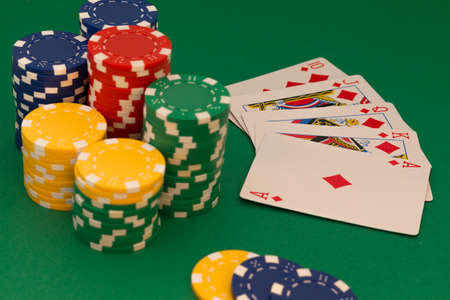 Poker gameの写真素材