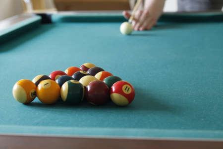 American pool game