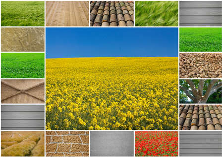 Composition of images for background and textureの写真素材