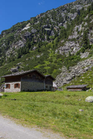 mountain cottageの写真素材