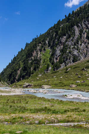 Mountains, rivers and forestsの写真素材