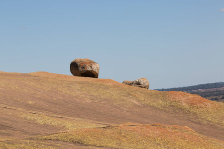 Domboshawa, Harare, Zimbabwe â April 28, 2013: Domboshawa Caves at Harare in Zimbabwe. Some cave paintings are over 6000 years old.の写真素材