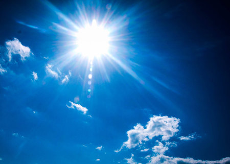 If you want to shine like a sun first burn like a sunの写真素材