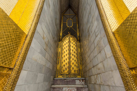 The door pagoda at Wat Phra Kaew, Temple of the Emerald Buddha, Bangkok, Thailand のeditorial素材