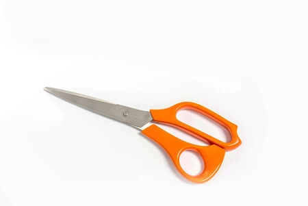 Scissor isolated on white backgroundの写真素材