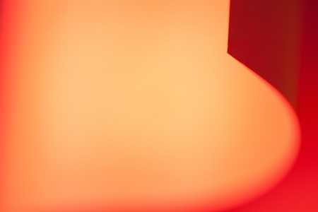 graphic abstract image of colorful origami pattern made of curved sheets of paper