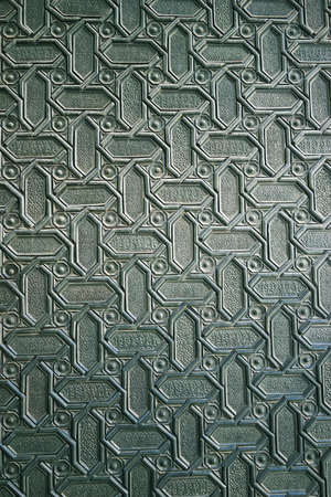 Metal ornanament background patternの写真素材