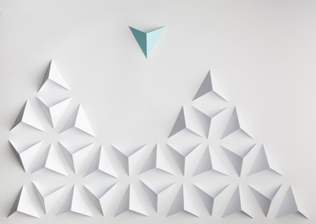 abstract paper  background concept leadership, reorganizationの写真素材