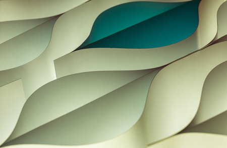 Abstract paper shapesの写真素材