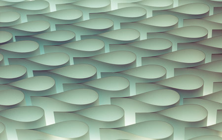 Abstract macro background made from elliptical paper