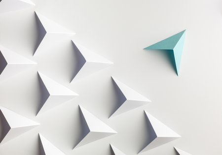 abstract tetrahedron background. copy space available. useful for business cards and webの写真素材