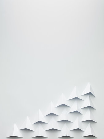 White abstract texture. Background 3d paper art style can be used in cover design, book design, poster, cd cover, flyer, website backgrounds or advertising.の写真素材