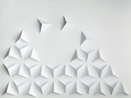 abstract paper  background concept  reorganizationの写真素材