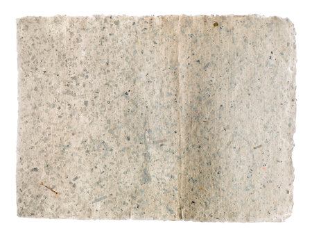 Recycled cream, grey vintage horizontal note paper textureの写真素材