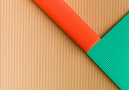 Recycled cardboard paper abstractの写真素材