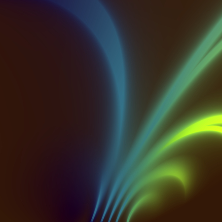 Soft Blurry Background with Green Blue Curves - Abstract Modern Style Illustration - Digital Business Presentation Backdrop - Neon Light Effect - Web Design Element - For Flyer Banner or Poster - For Stylish Text - Art Image - Screensaver with Glowingの写真素材