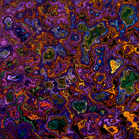 Abstract Dynamic Fractal Stain Background - Different Grunge Splatter - Detailed Digital Artwork for Creative Design - Nature Pattern - Rough Dab Texture - Molten Lava Flowing - Colorful Watercolor Splash - Purple Image with Interesting Artistic Effectの写真素材