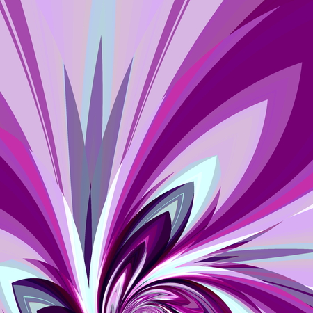 Art illustration design for invitation card. Abstract background. Digital fantasy element. Image of beautiful flower. Modern ornate abstraction. Designed backdrop. Computer generated monochrome pattern. Artwork composition. New creative ornament.の写真素材