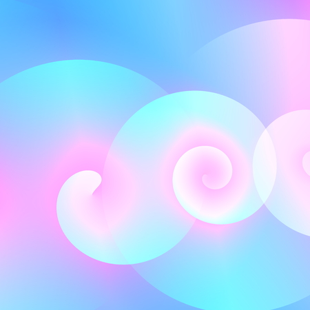 Swirls background illustration for business. Bright blank image. Computer generated shapes. Ornate decoration picture. Abstract smoke wave. Abstract windy sky. For flyer magazine or brochure. Web banner element. Flowing waves. Flat style elements.の写真素材