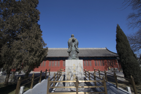 Confucius in the imperial academyのeditorial素材
