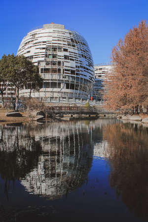 Lake view of Haitian Lake Â· Photographed by Haitian Lake, Pudong, Shanghaiの写真素材