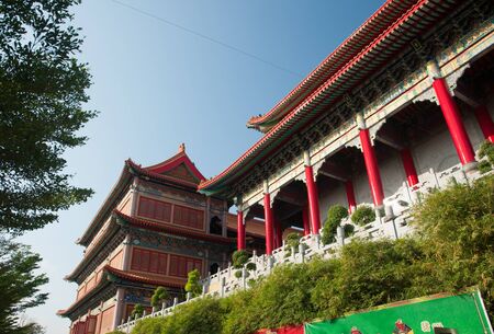 Wat Mangkon Kamalawat,Temple in Chinese style in Bangkokのeditorial素材