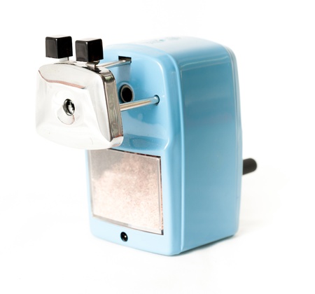 sharpener isolated on white backgroundの写真素材