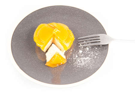 orange cakeの写真素材
