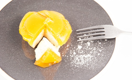 orange cakeの写真素材