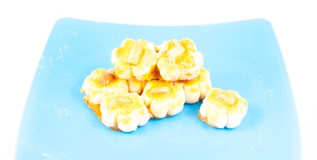 cookies isolated on the whiteの写真素材