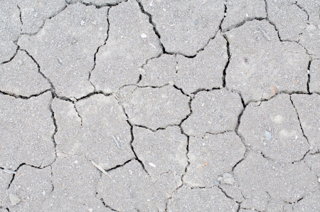Closeup of dry soil.の写真素材