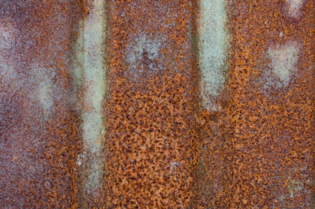 A rusty corrugated iron textureの写真素材