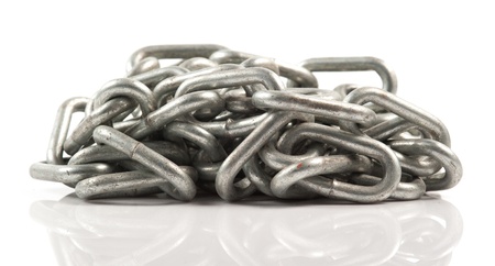Chain on White Background