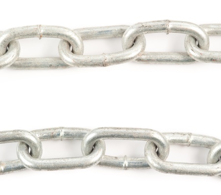 Chain on White Background