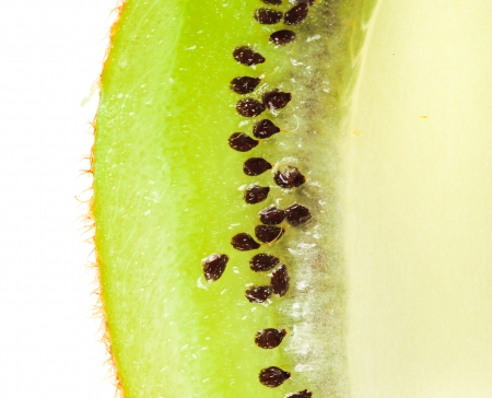 Close up on Kiwi fruitの写真素材