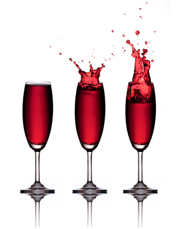 Red wine splashの写真素材