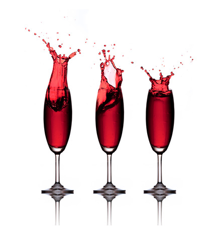 Red wine splashの写真素材