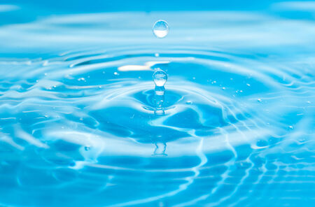 Water drop close upの写真素材