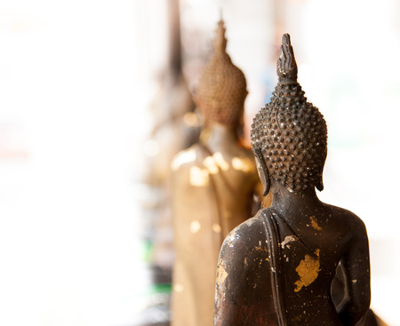 Back of  buddha imageの写真素材