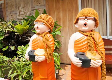 Statue of novicesの写真素材