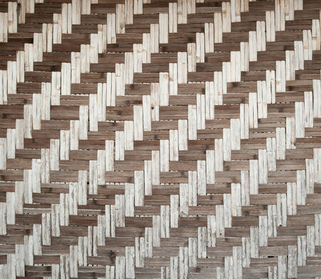 Bamboo wooden weave texture backgroundの写真素材