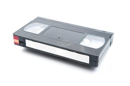 Videotape Isolated On White Background.の写真素材