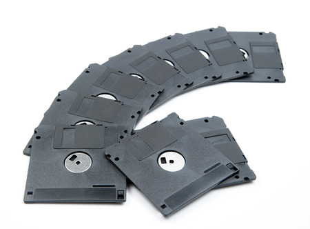 Floppy Disk isolated on white background.の写真素材